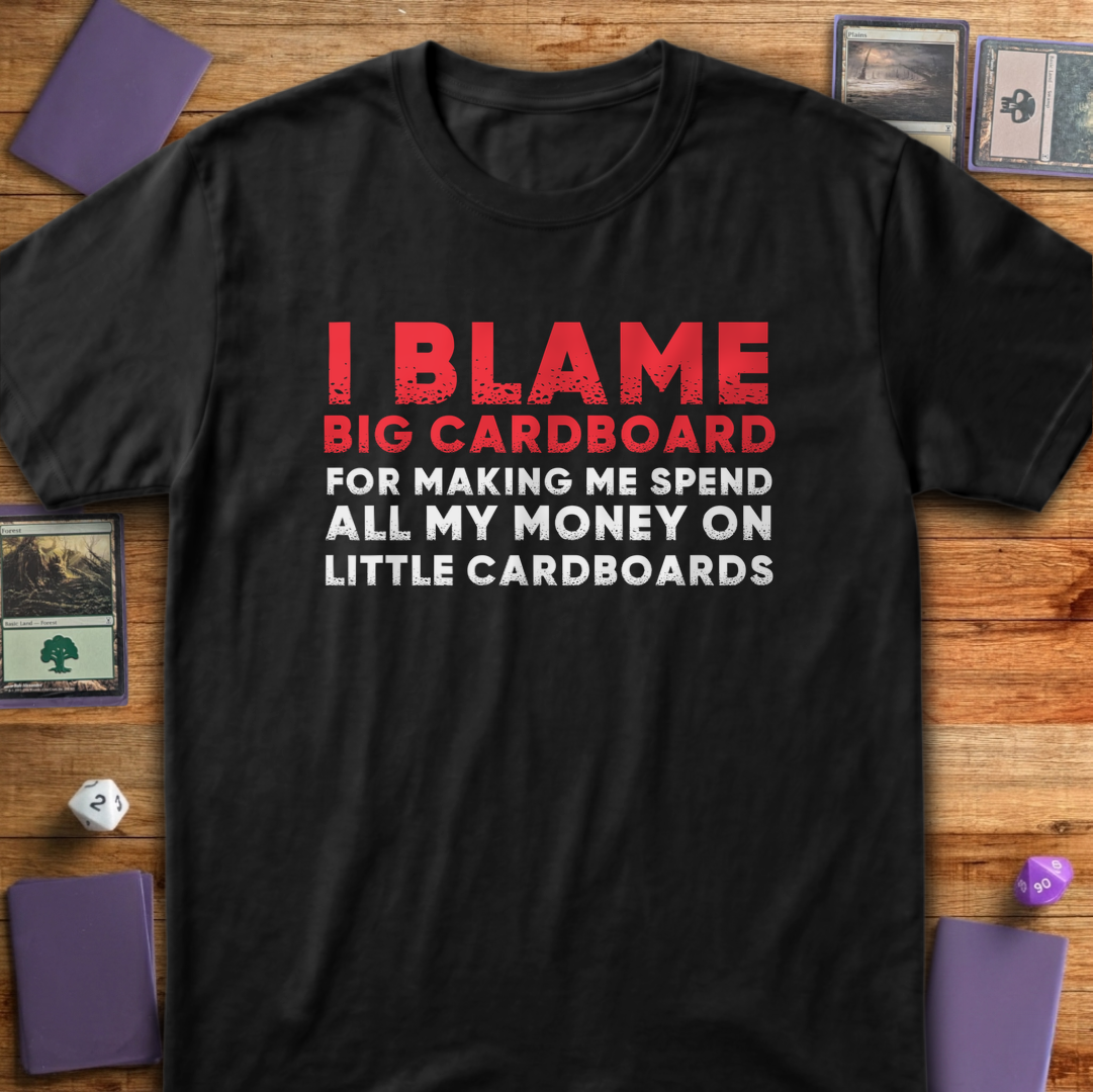 I Blame Big Cardboard - Black
