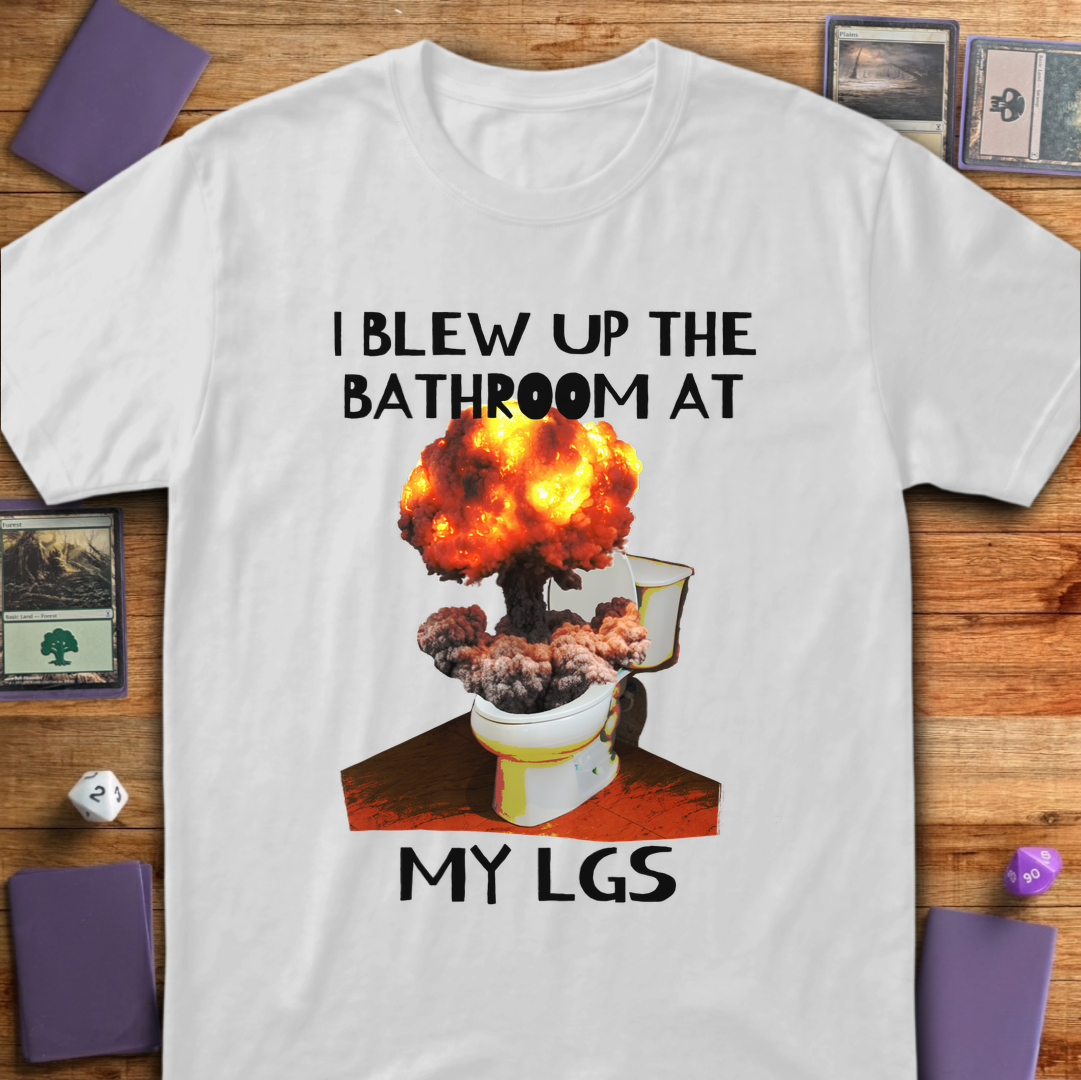 I Blew Up the Bathroom - White