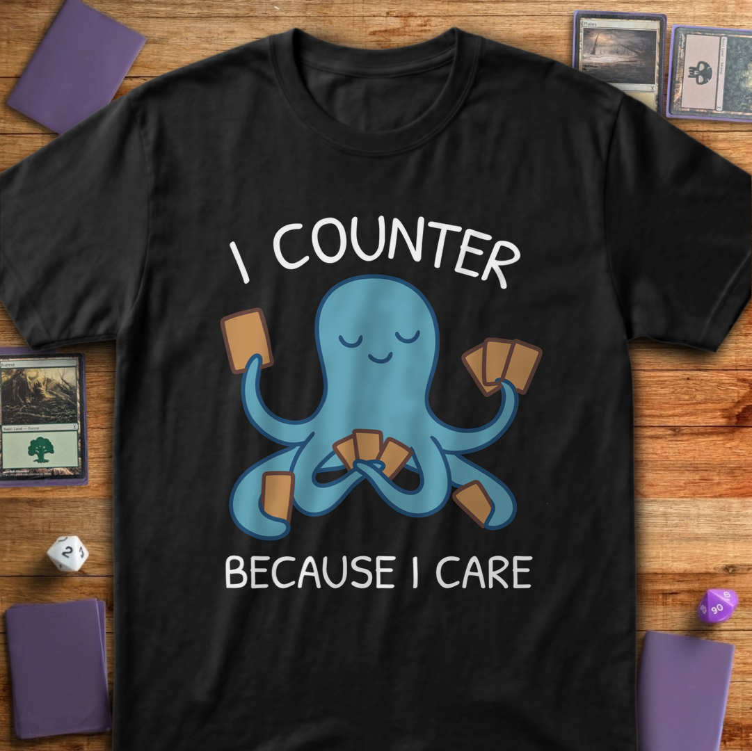 I Counter Because I Care - Black