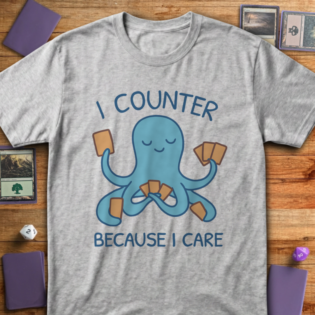 I Counter Because I Care - Sport Grey