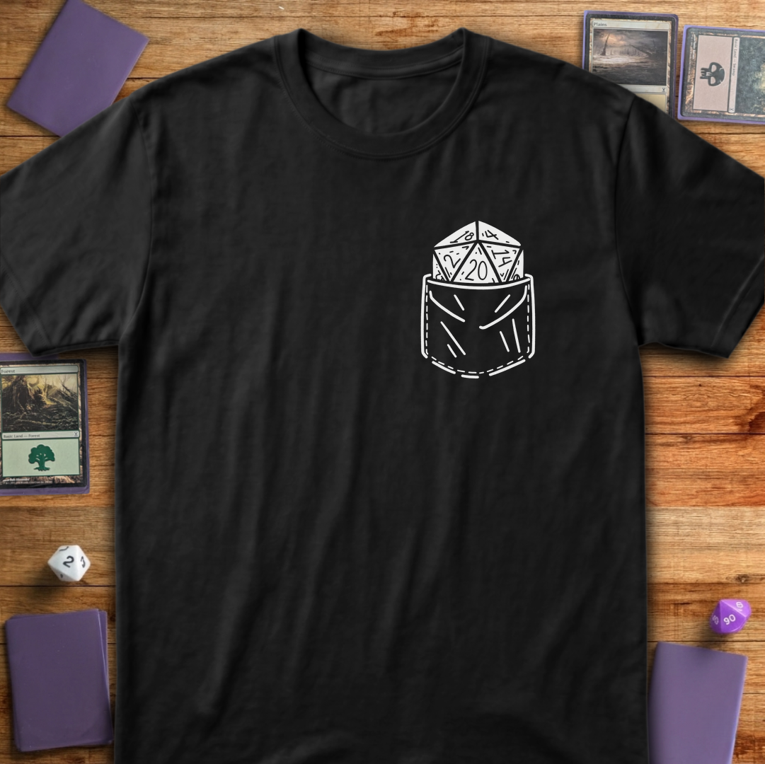 I Keep That Thang on Me - D20 Back Print - Black