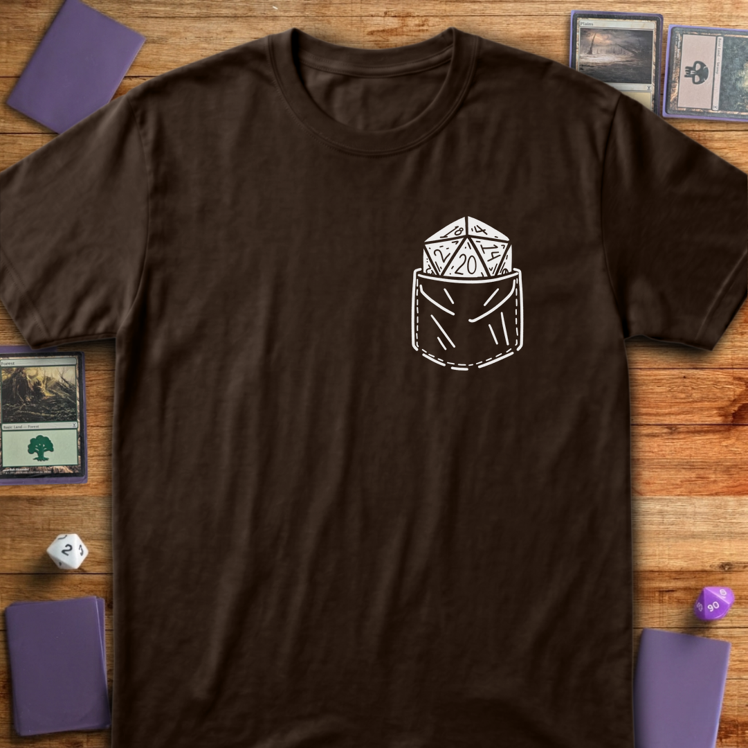 I Keep That Thang on Me - D20 Back Print - Dark Chocolate