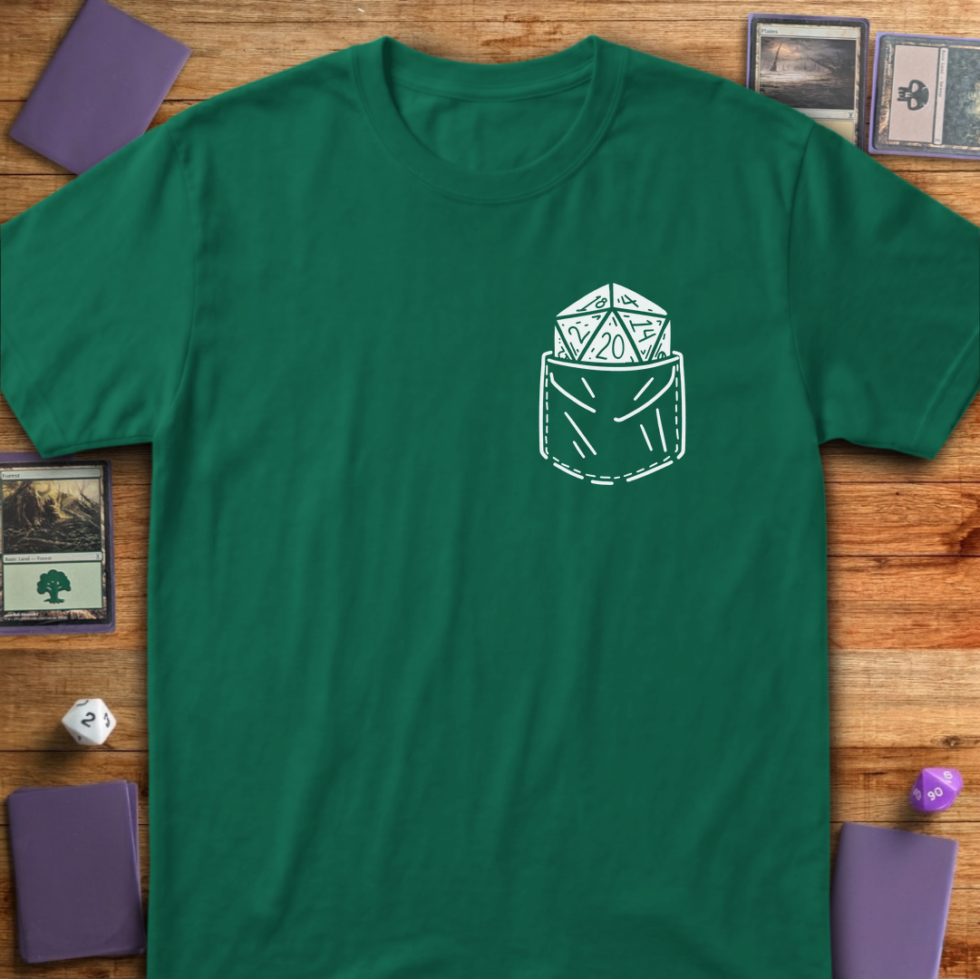 I Keep That Thang on Me - D20 Back Print - Kelly Green
