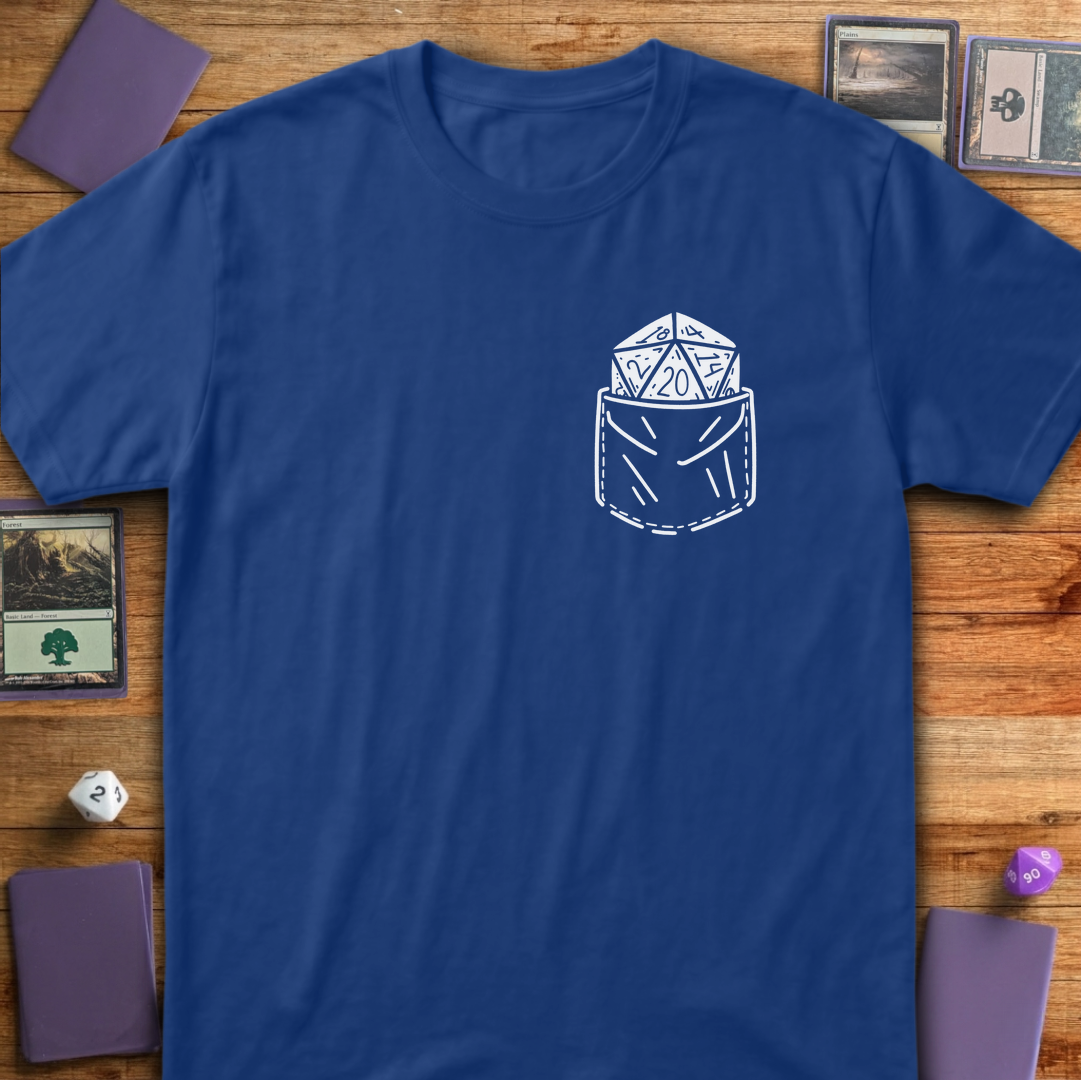 I Keep That Thang on Me - D20 Back Print - Royal