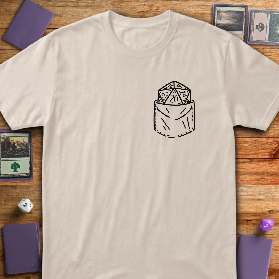 I Keep That Thang on Me - D20 Back Print - Sand