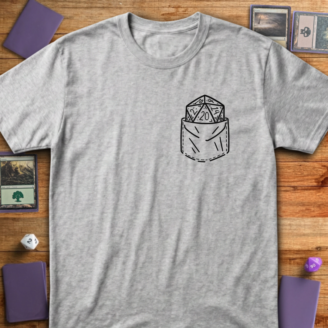 I Keep That Thang on Me - D20 Back Print - Sport Grey