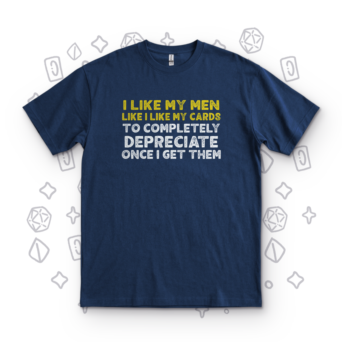 I Like My Men - Navy
