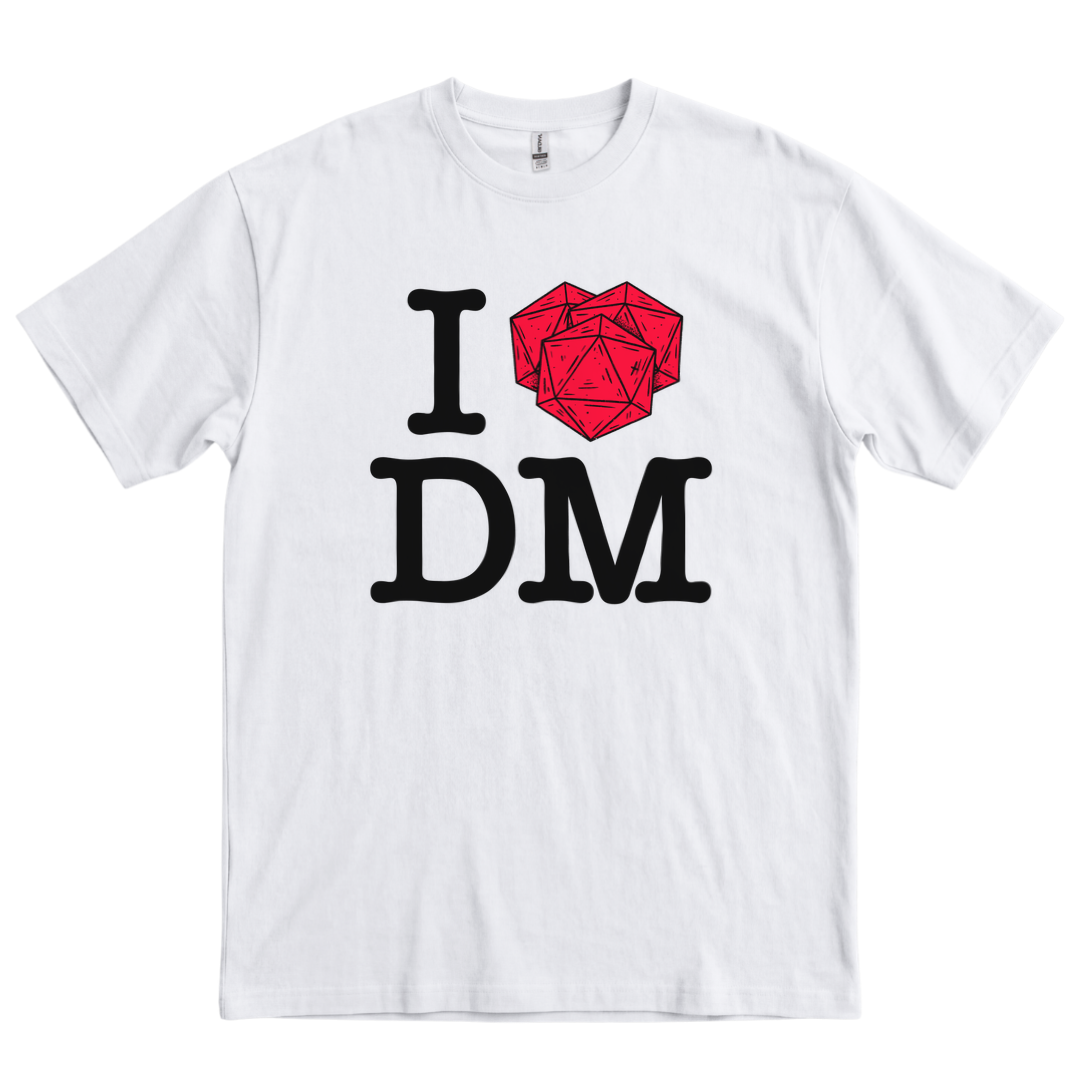 I Love DM - White