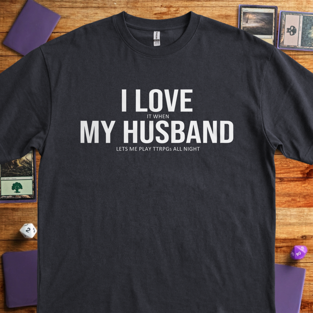 I Love My Husband - Black