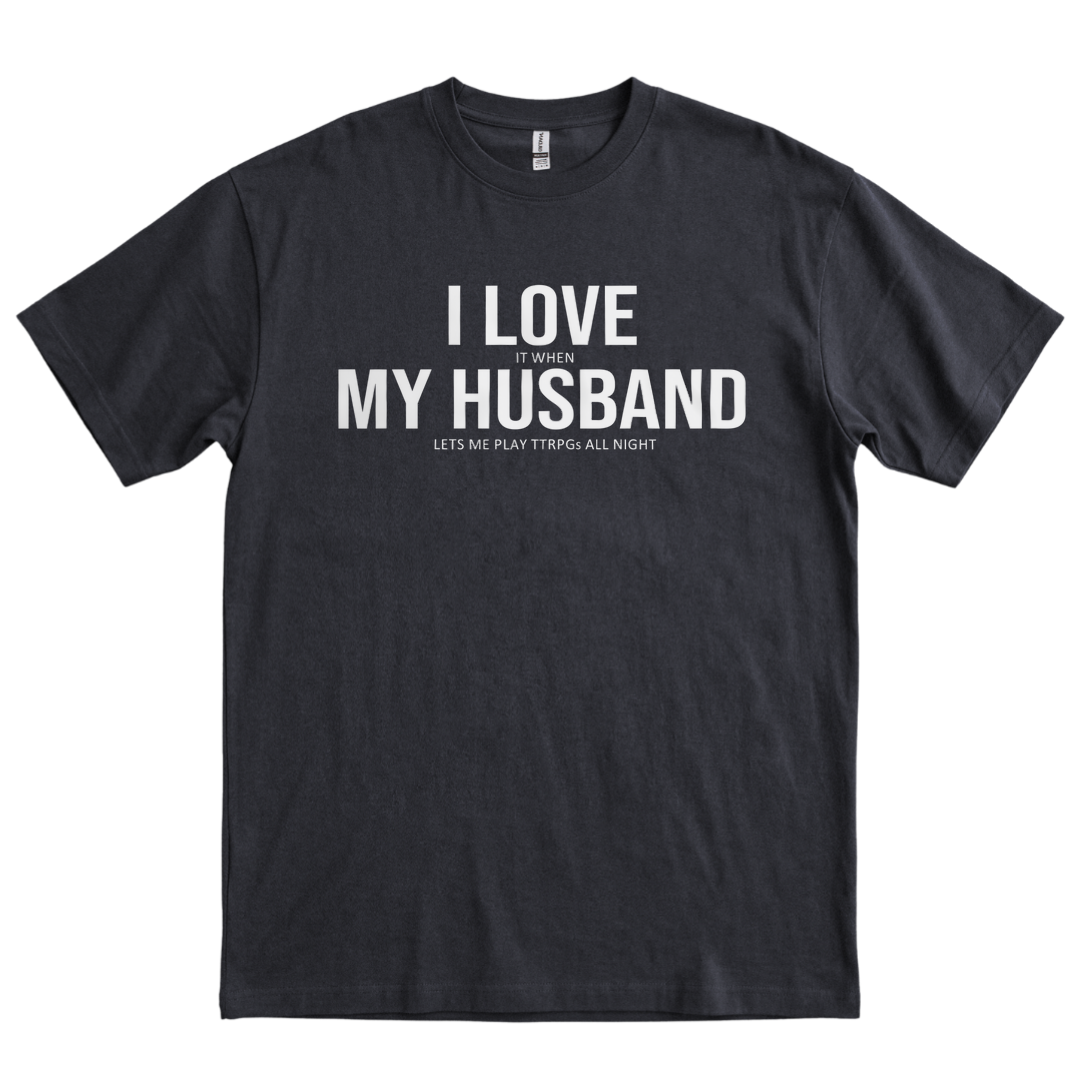I Love My Husband - Black