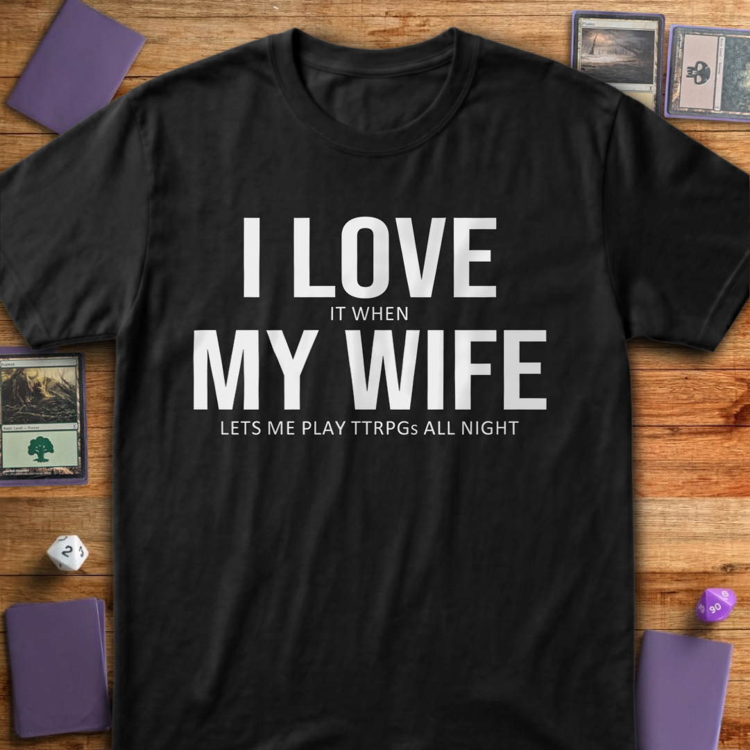 I Love My Wife - Black