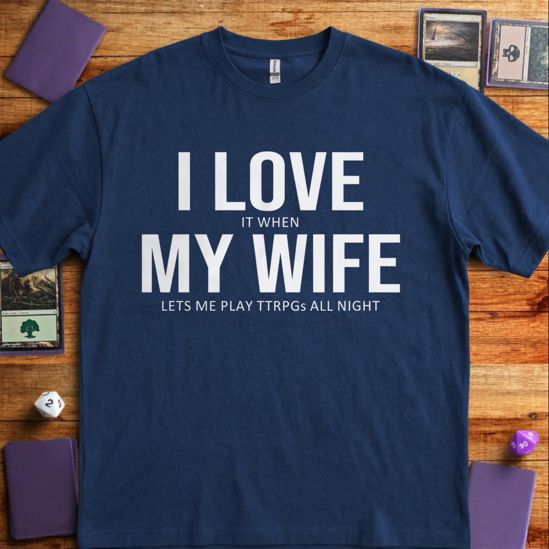 I Love My Wife - Navy
