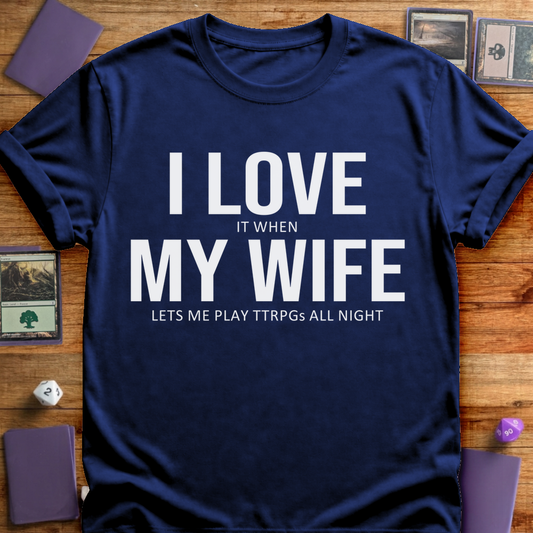 I Love My Wife - Navy