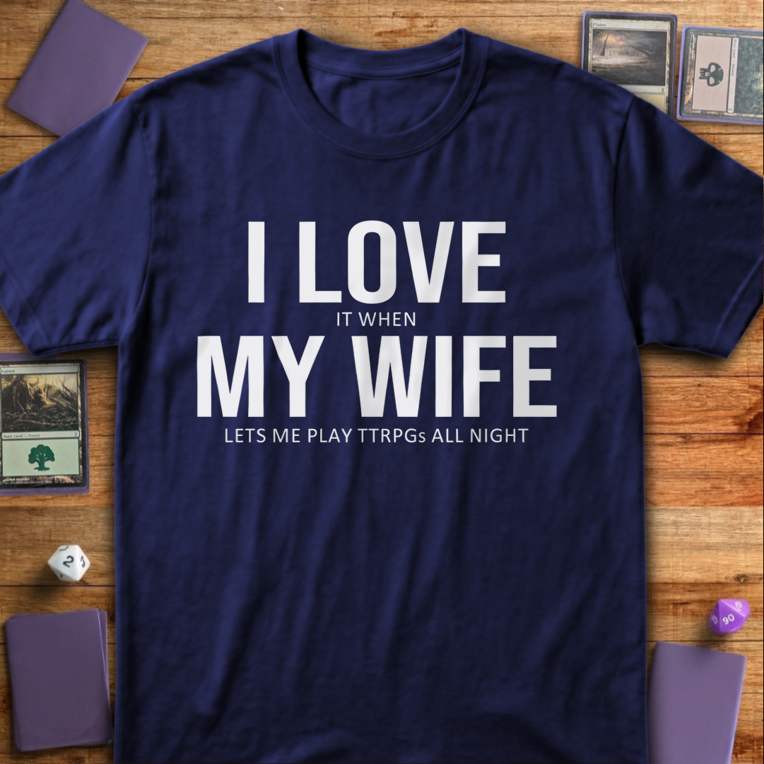 I Love My Wife - Navy