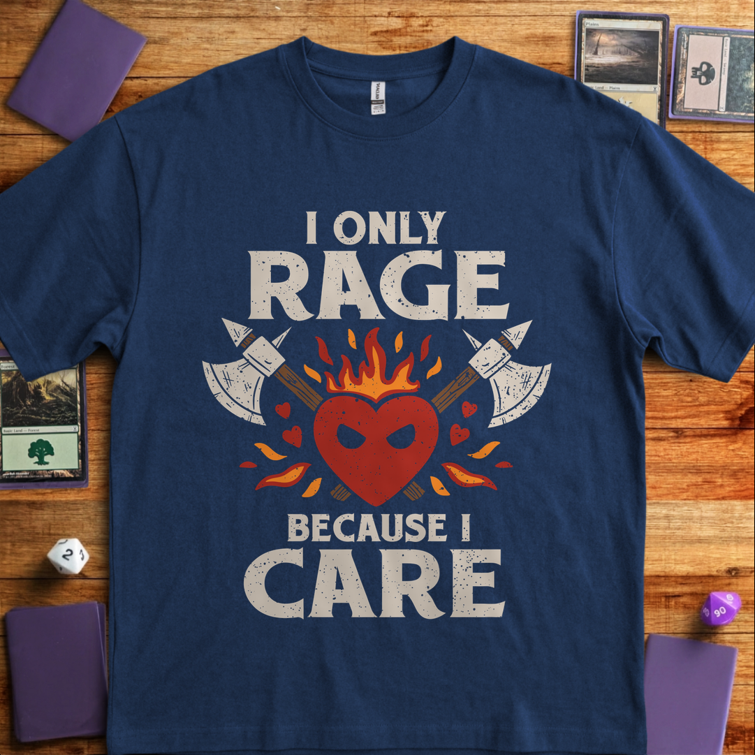 I Only Rage Because I Care - Navy