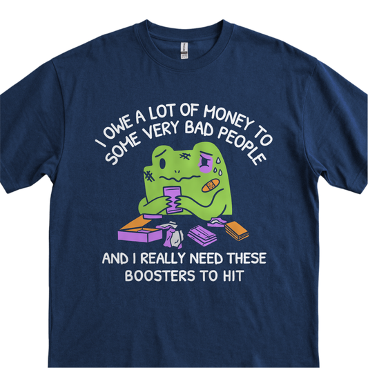 I Owe a Lot of Money - Navy
