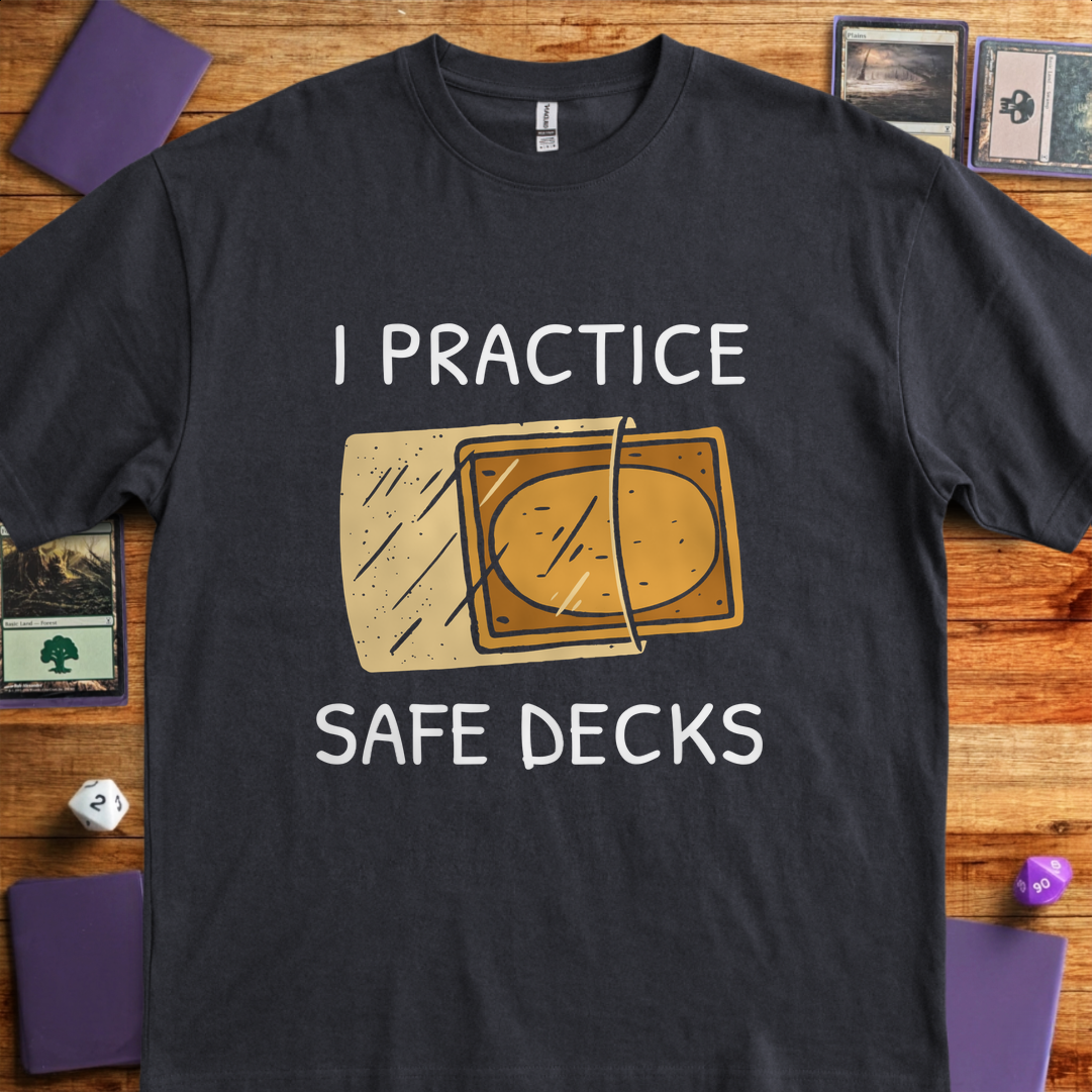 I Practice Safe Decks - Black