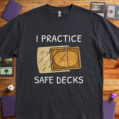 I Practice Safe Decks - Black