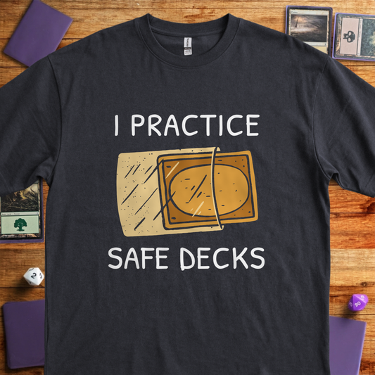 I Practice Safe Decks - Black