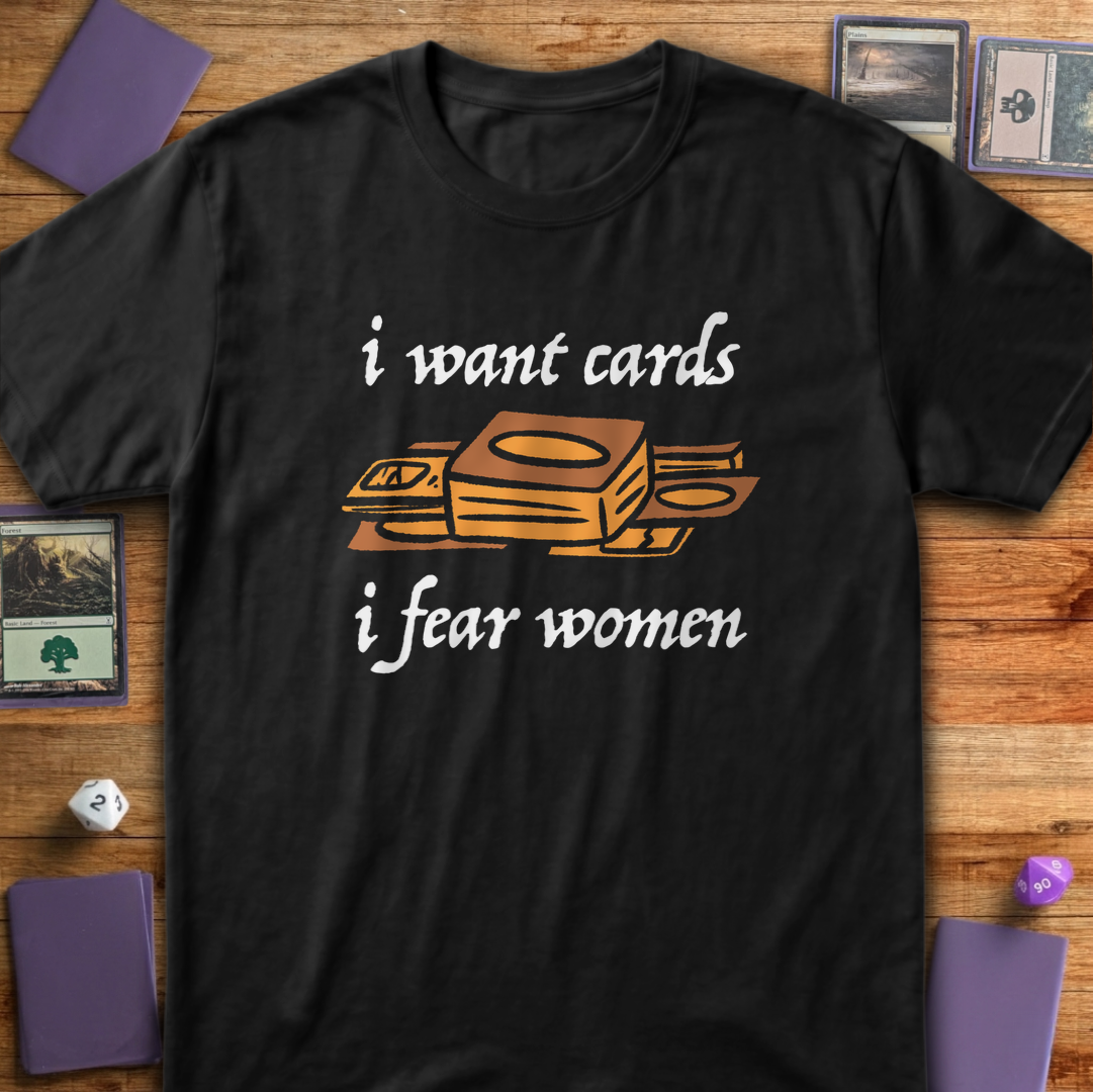 I Want Cards - Black