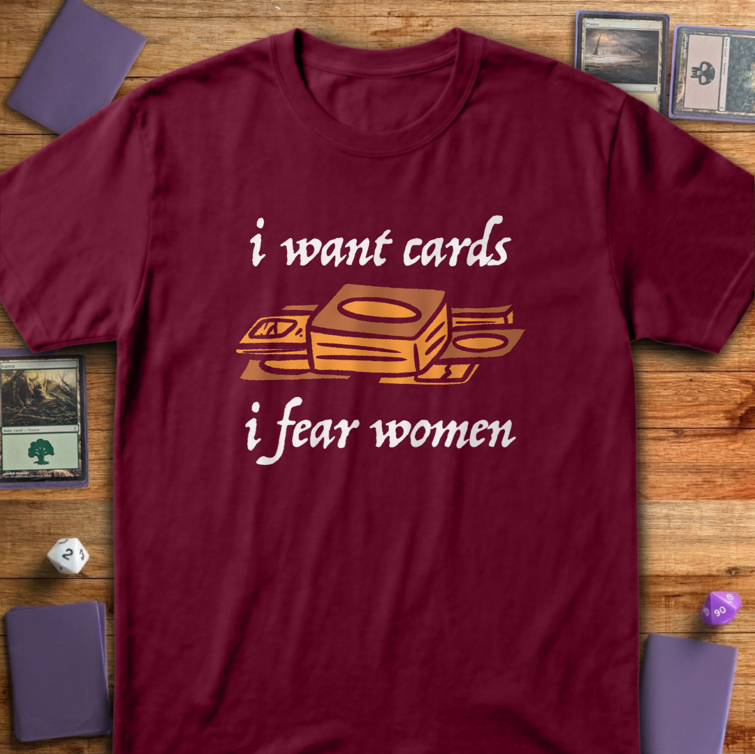 I Want Cards - Maroon