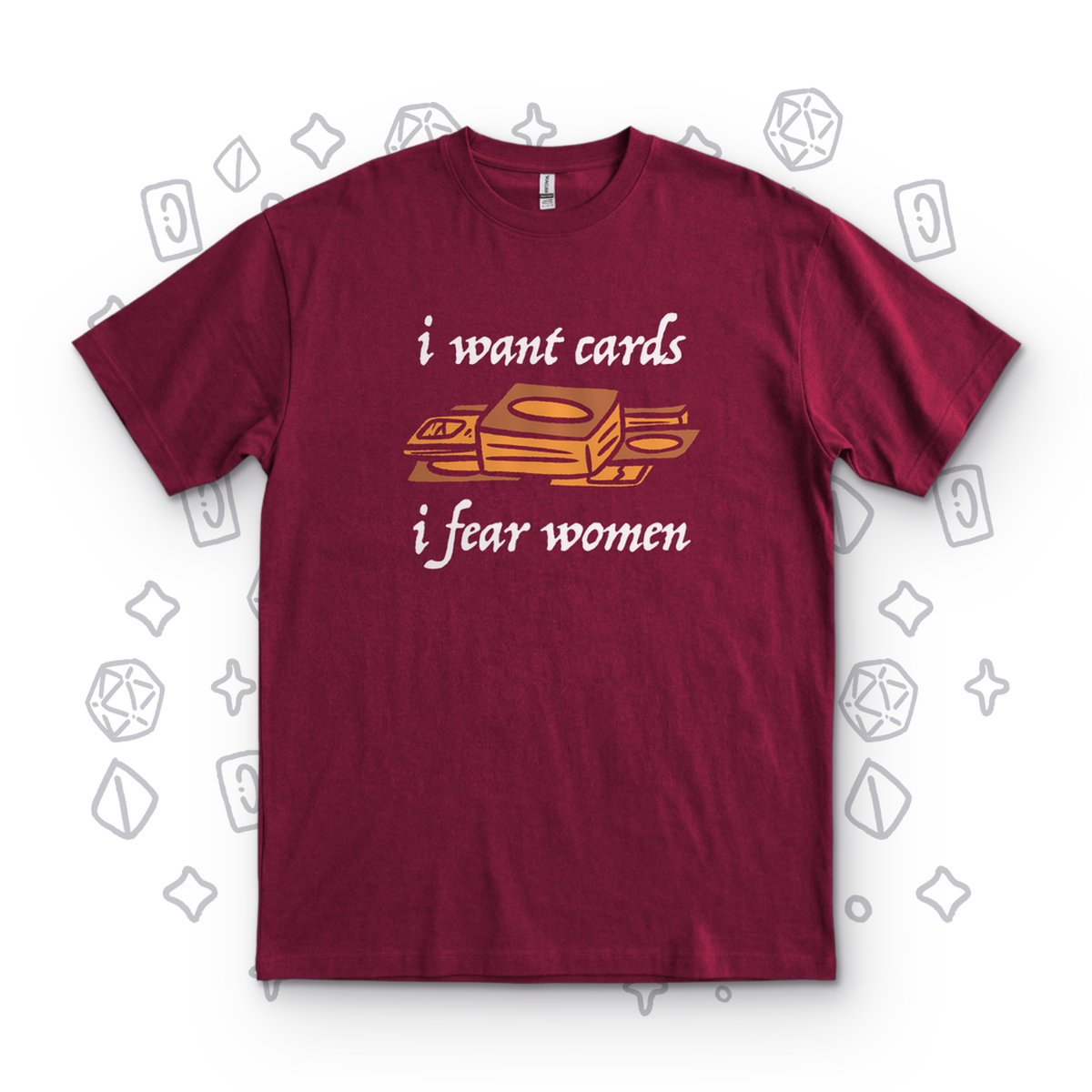 I Want Cards - Maroon