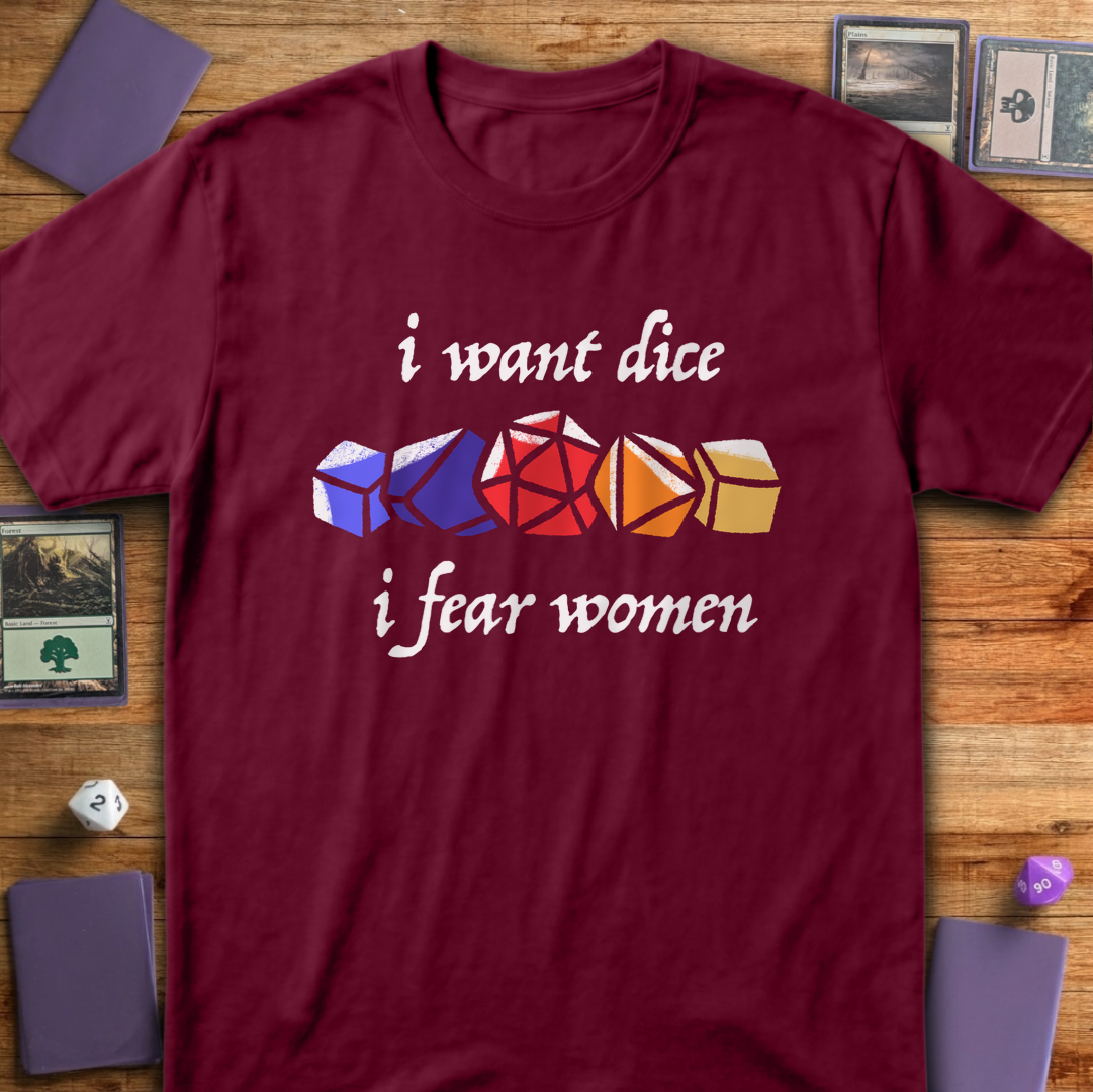 I Want Dice - Maroon