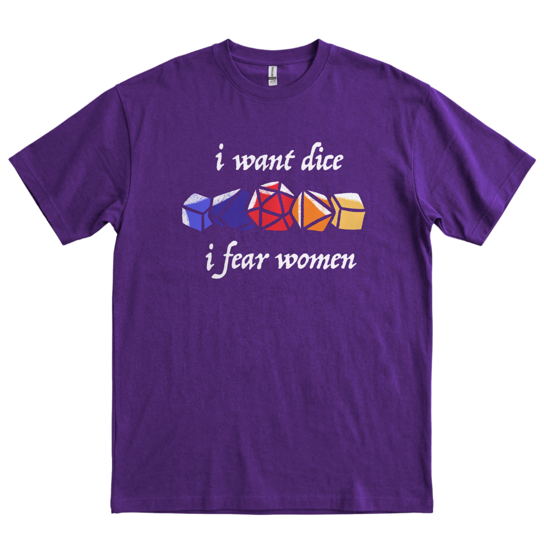 I Want Dice - Purple