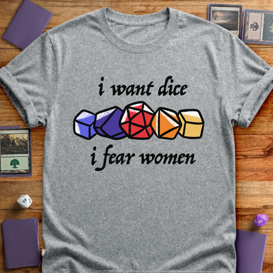 I Want Dice - Sport Grey