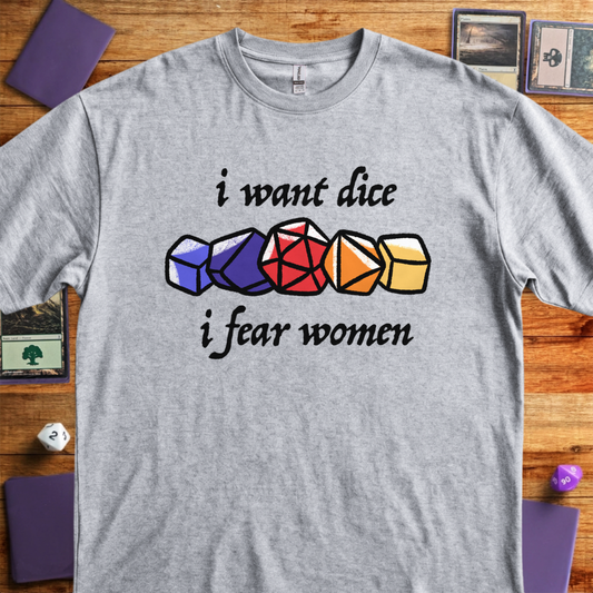 I Want Dice - Sport Grey