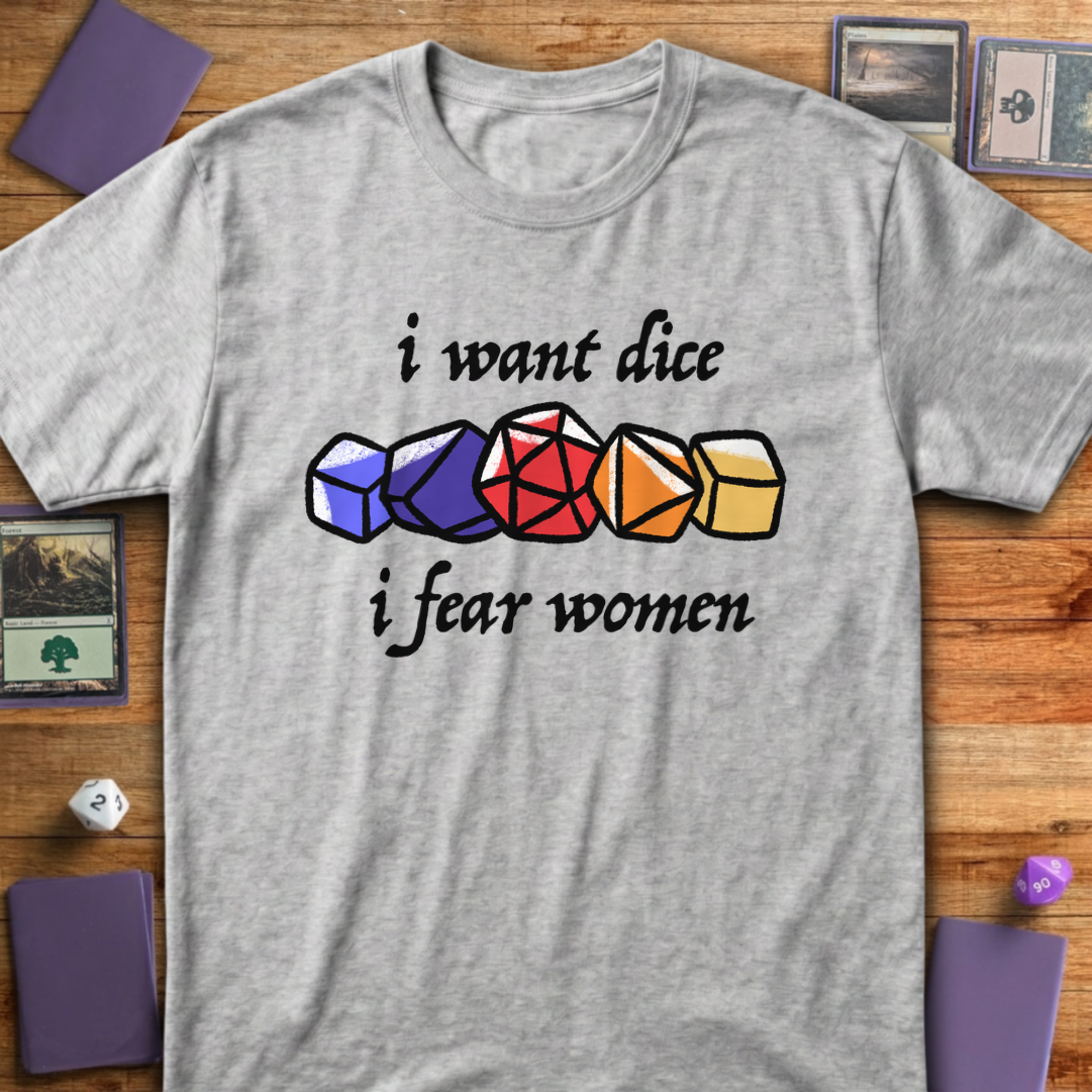 I Want Dice - Sport Grey