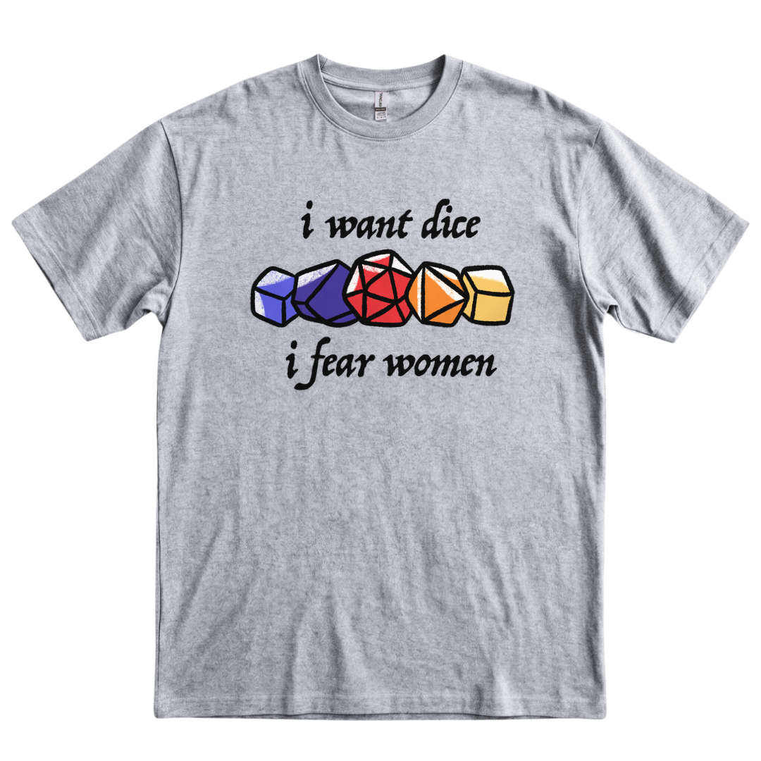 I Want Dice - Sport Grey