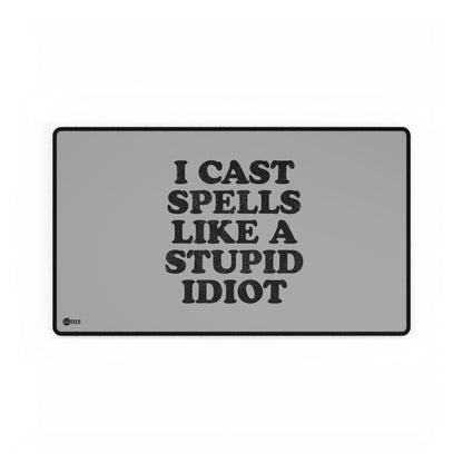 Stupid Idiot Premium Stitched Playmat - 24"x14"