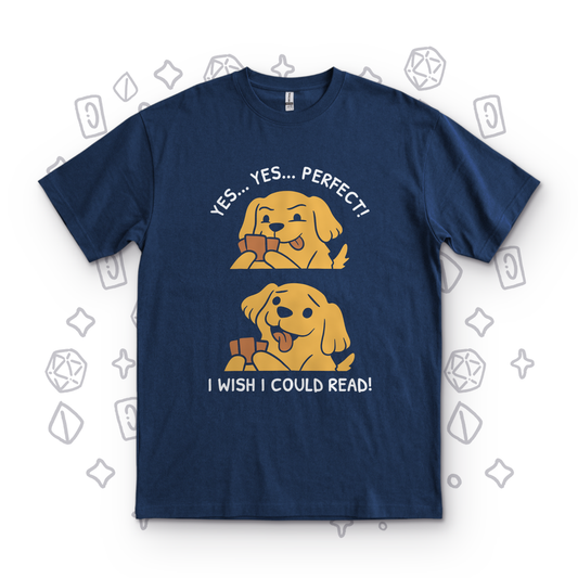 I Wish I Could Read - Navy