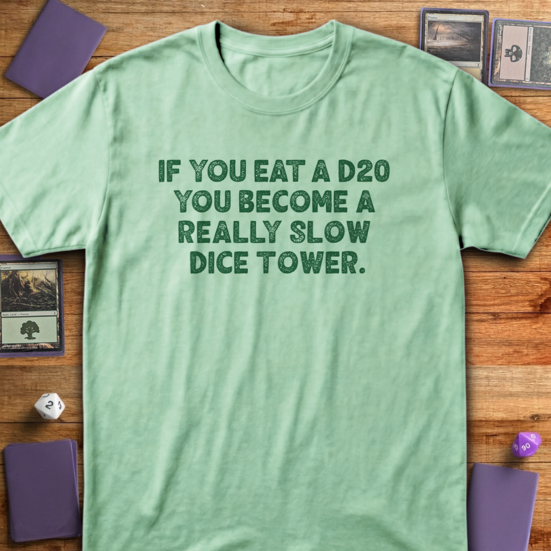 If You Eat a D20 - Mint Green