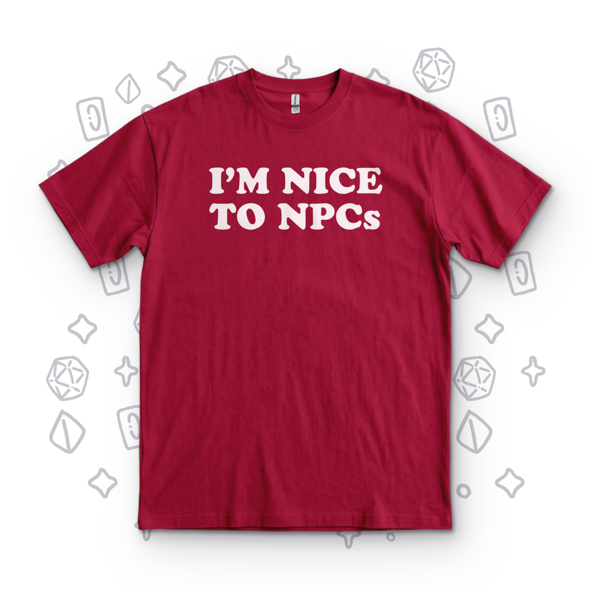I'm Nice to NPCs - Cardinal Red