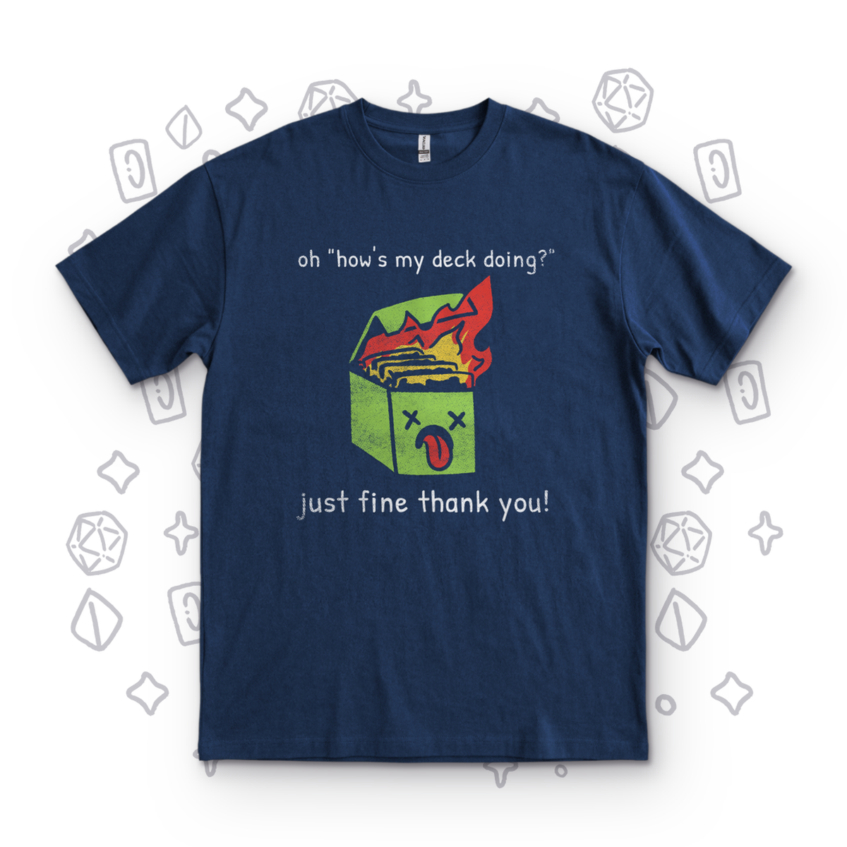 Just Fine Thank You - Navy