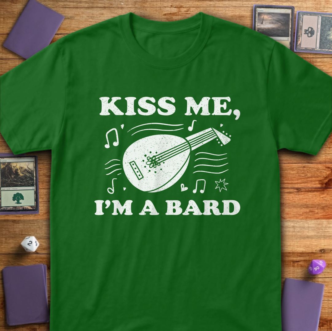 Kiss Me I'm a Bard - Irish Green