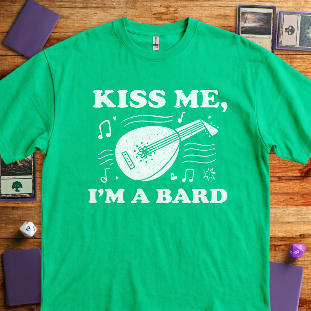 Kiss Me I'm a Bard - Irish Green
