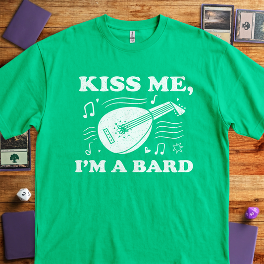 Kiss Me I'm a Bard - Irish Green