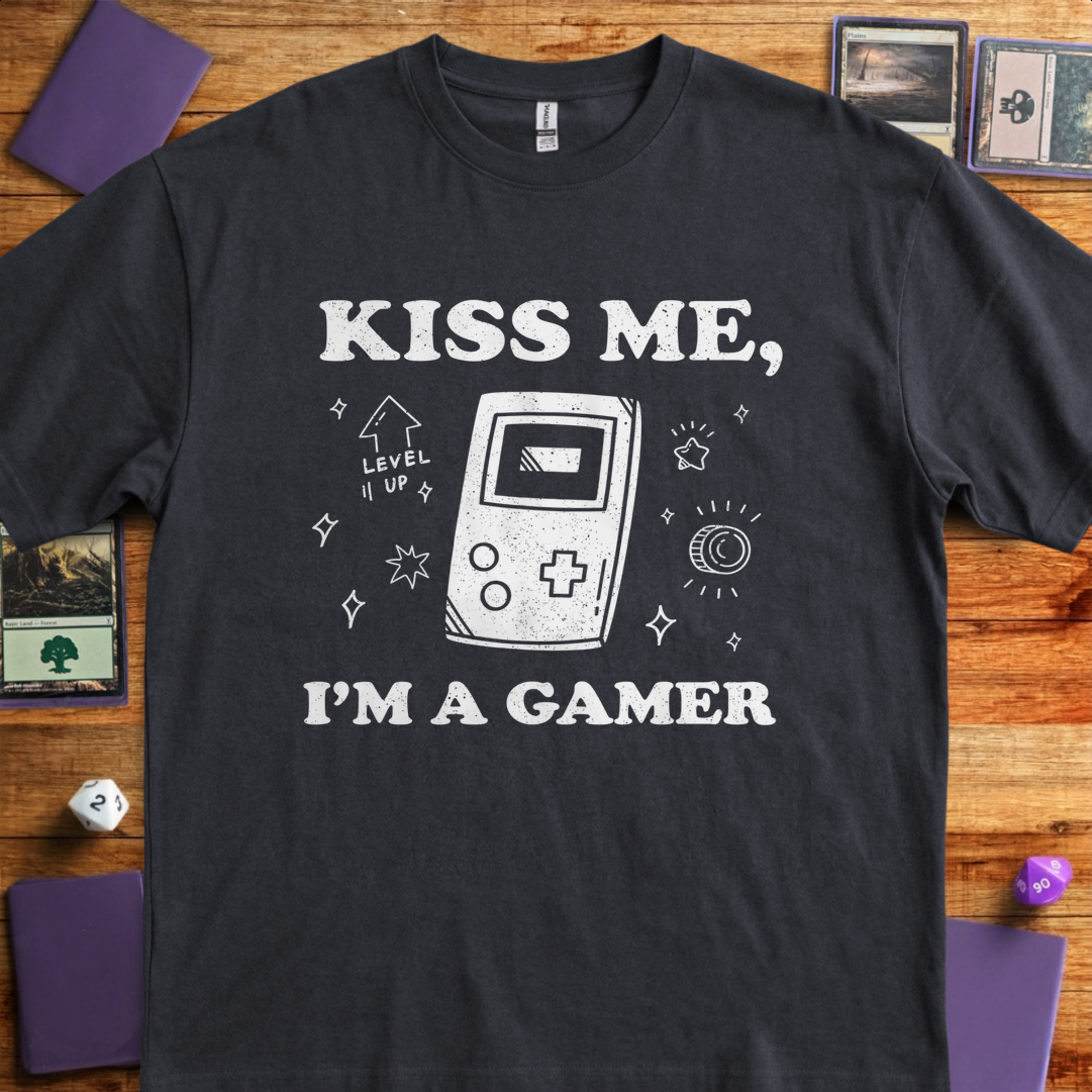 Kiss Me I'm a Gamer - Black