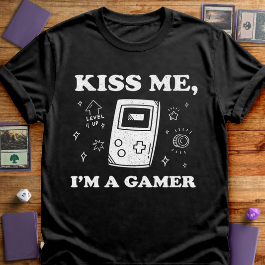 Kiss Me I'm a Gamer - Black