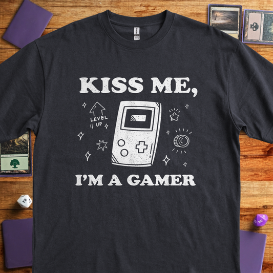 Kiss Me I'm a Gamer - Black