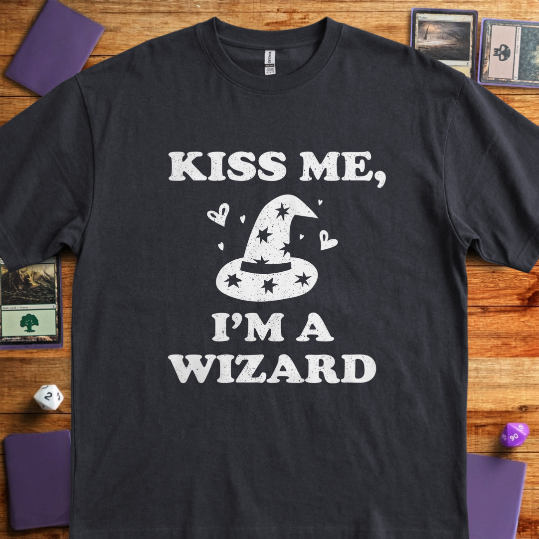 Kiss Me I'm a Wizard - Black