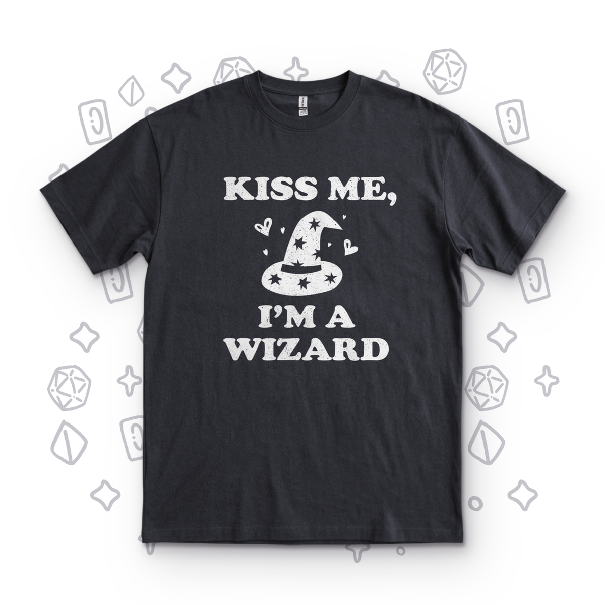Kiss Me I'm a Wizard - Black