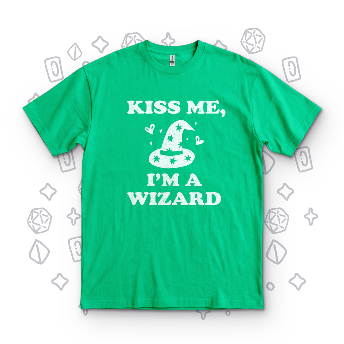 Kiss Me I'm a Wizard - Irish Green