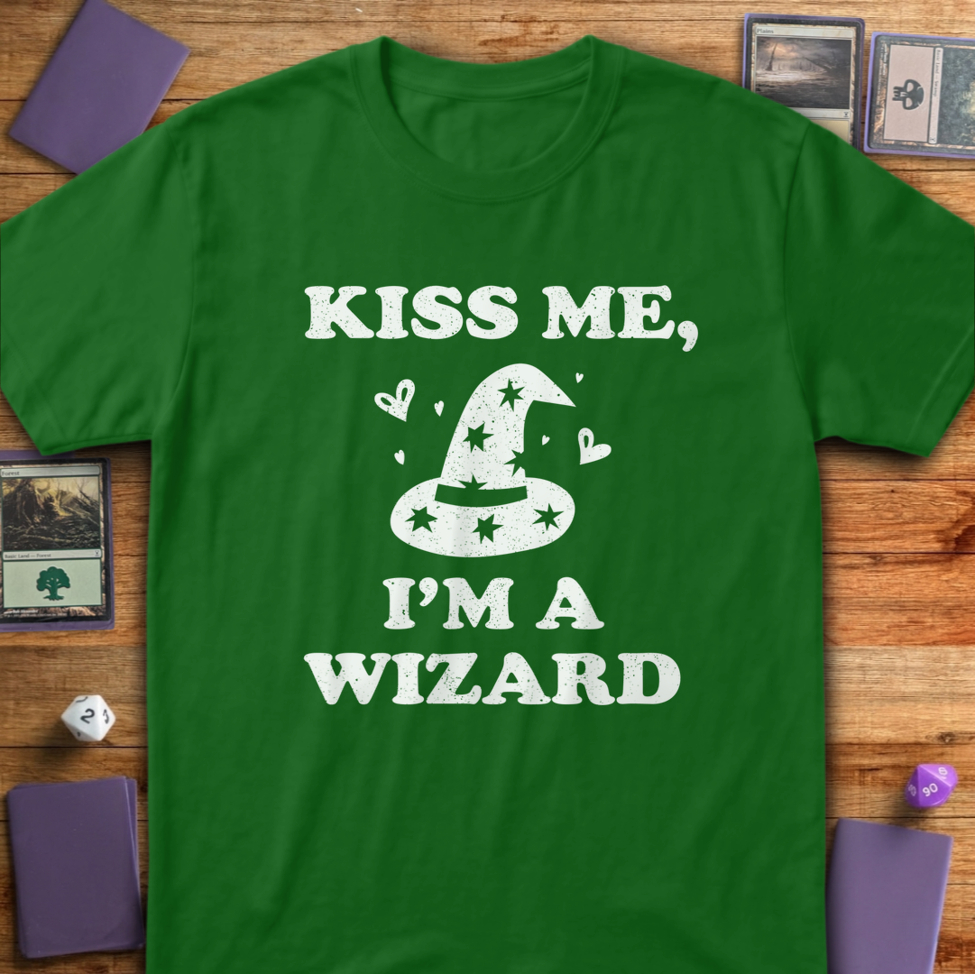 Kiss Me I'm a Wizard - Irish Green