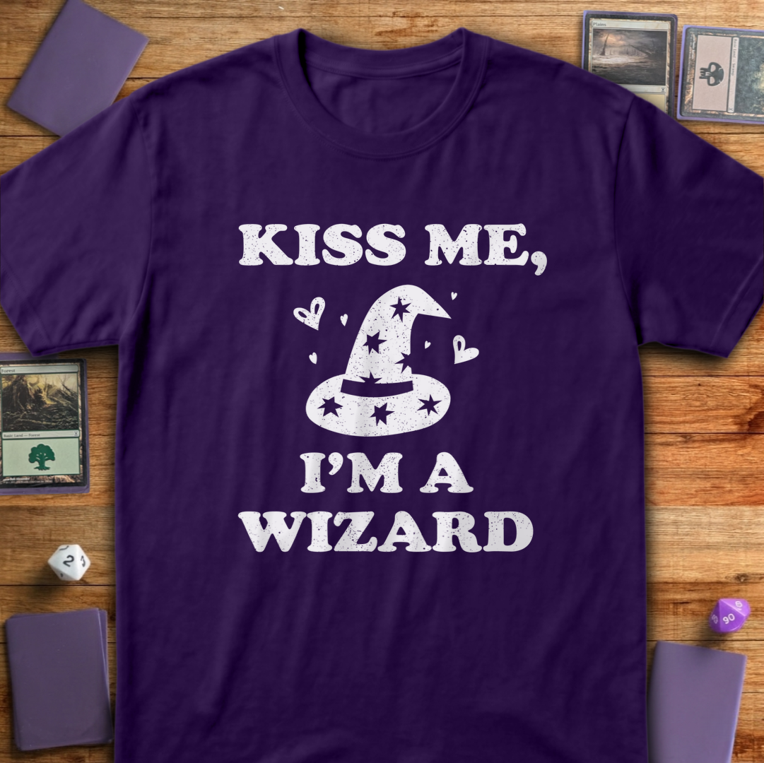 Kiss Me I'm a Wizard - Purple