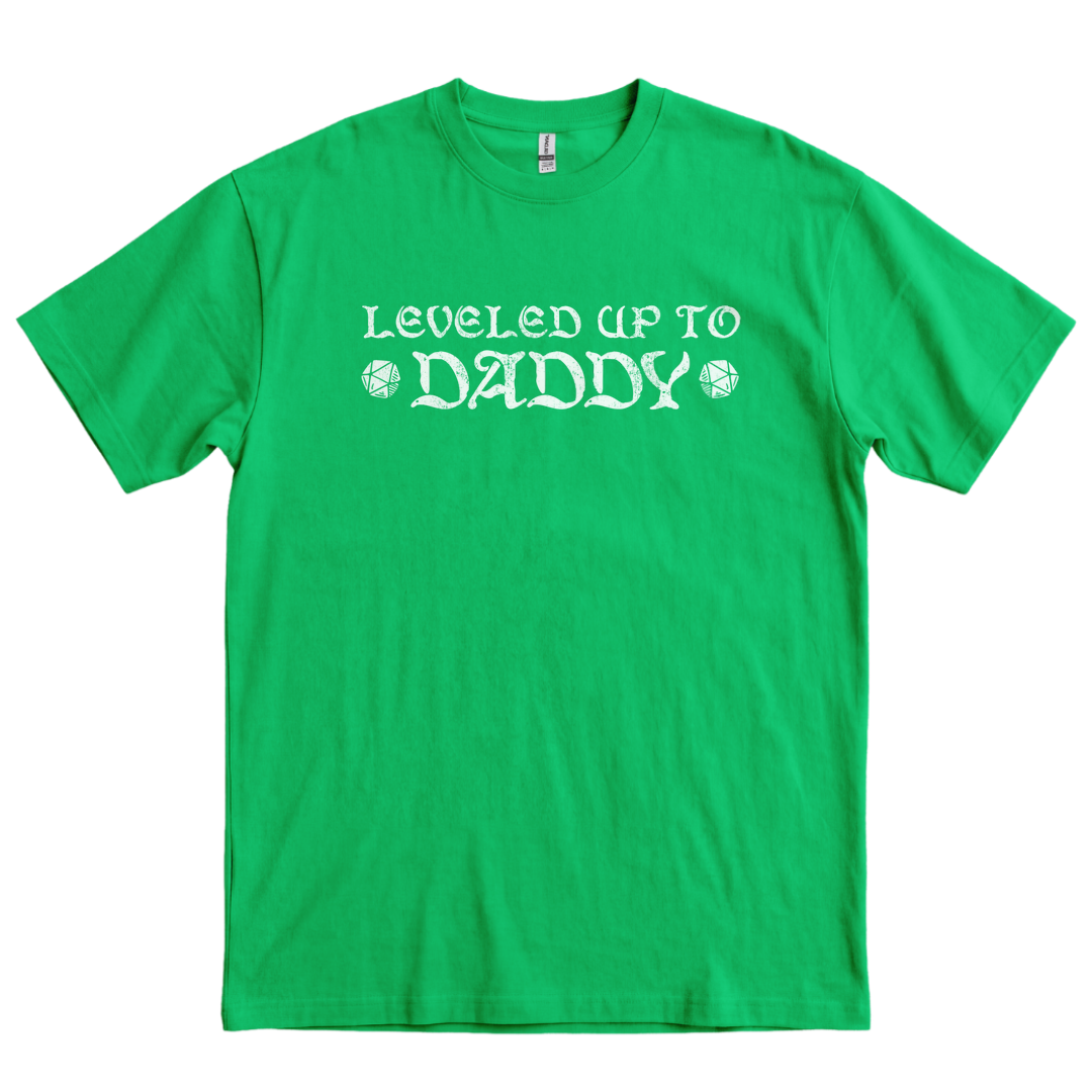 Leveled Up To Daddy - Kelly Green
