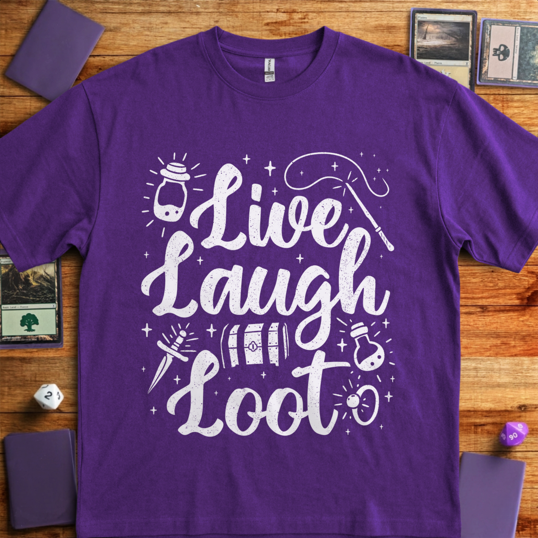 Live Laugh Loot - Purple